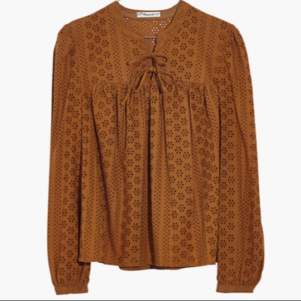 Madewell eyelet blouse